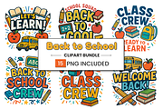 Back to School Clipart Bundle, an Object Graphic by Nina Shaw (Thumbnail 1 of 10)