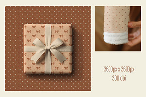 Coquette bows patterns collection