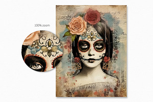 Dia De Los Muertos Paintings