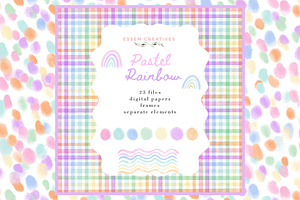 Pastel Rainbow Grandmillenial Frames
