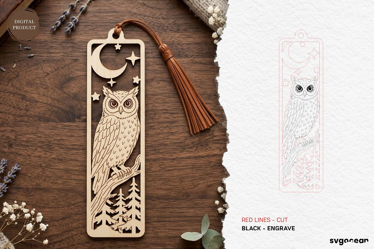 Winter Animals Bookmarks SVG Bundle, a Decorative Illustration by svgocean (Photo 11 of 13)