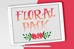 FLORALS iPad Watercolor