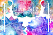 Chakras Part 2. Watercolor textures, a Decorative Illustration by Marina Demidova (Thumbnail 1 of 8)