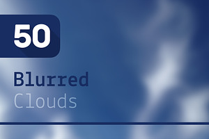 50 Blurred Clouds