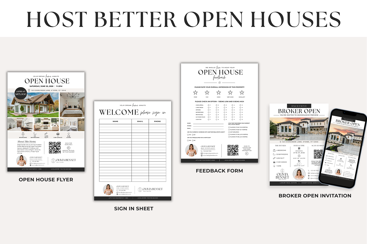 Real Estate Starter Kit Templates, a Marketing Template by BrandhavenStudio (Photo 4 of 14)