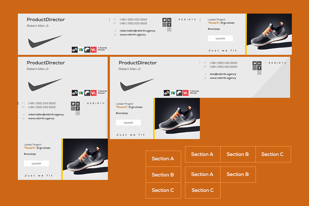 Clean, Trend, Inovative E-Signature, an Email Template by Renovatio (Photo 3 of 5)