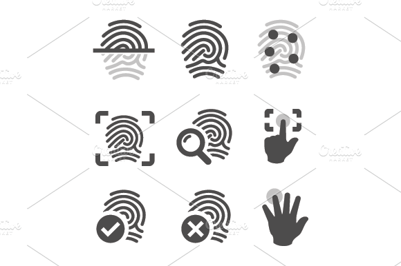 Fingerprint Icons