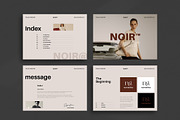 NOIR | Portfolio Brochure Template, a Brochure Template by TemplateFolio-Shop (Thumbnail 5 of 12)