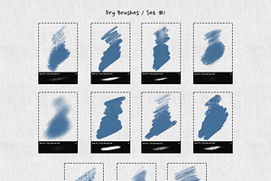 Procreate Dry Brushes BUNDLE