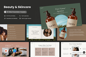Beauty & Skincare Presentation, a Presentation Template by SLAB! Design