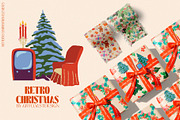 Retro Christmas Toys & Flowers, an Object Graphic by nadispasibenko (Thumbnail 12 of 12)