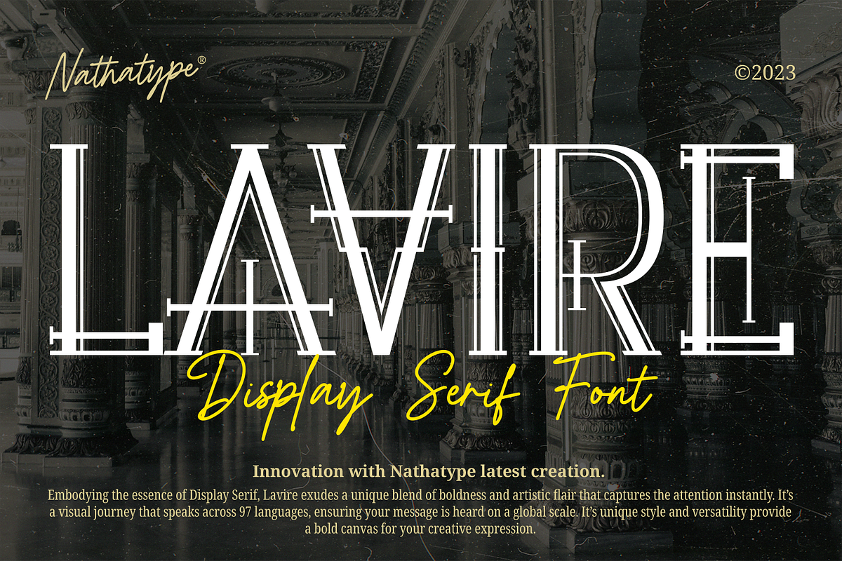 Lavire, a Symbol Font by Nathatype (Photo 1 of 11)
