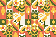 Geometric Summer Bloom Pattern, a Pattern Graphic by ItsReksita Pattern (Thumbnail 4 of 20)
