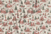 Vintage Holiday Toile Pattern Bundle, a Pattern Graphic by Olya Creative (Thumbnail 26 of 31)