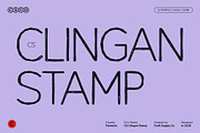 CS Clingan Stamp, a Sans Serif Font by Craft Supply Co. (Thumbnail 1 of 8)