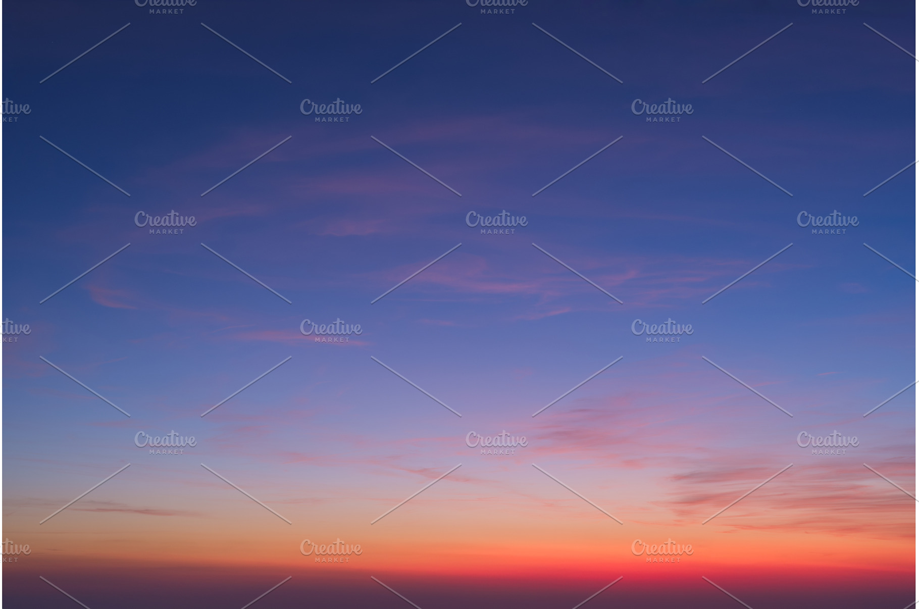 Sunset sky background, a Nature Photo by f9photos
