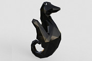 Sea Horse - Ocean Charm 3D Model, an Animal 3D Model by Kseniya-Omega (Thumbnail 3 of 6)