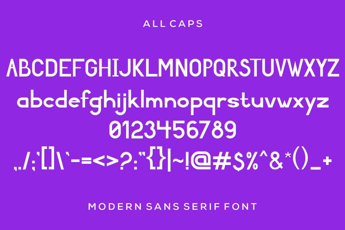 Gogon modern sans serif font, a Sans Serif Font by alanwarstd (Photo 2 of 5)