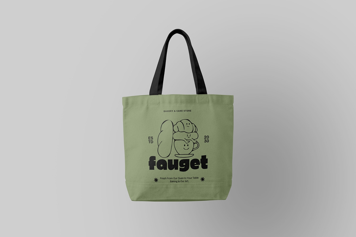 Realistic Tote Bag Mockup PSD, a Merchandise Mockup by MA-KING_ART (Photo 2 of 5)