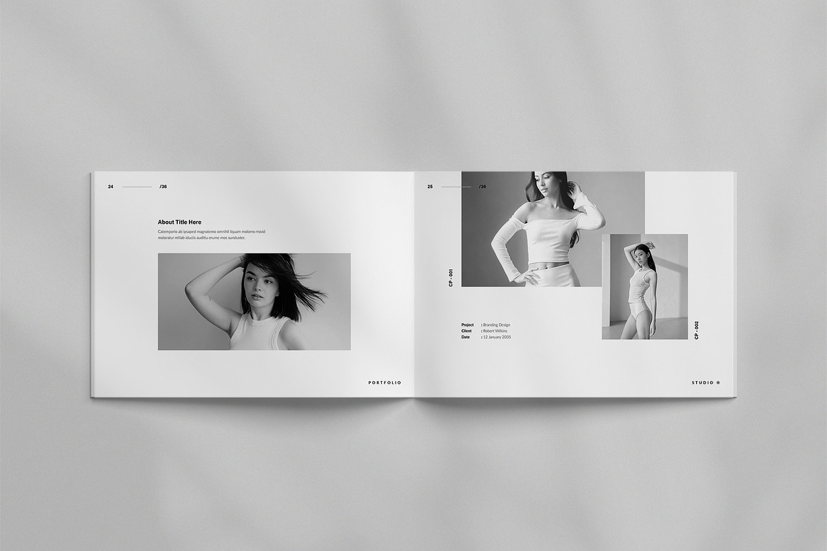Photography Portfolio Template, a Brochure Template by TemplateFolio-Shop (Photo 12 of 20)