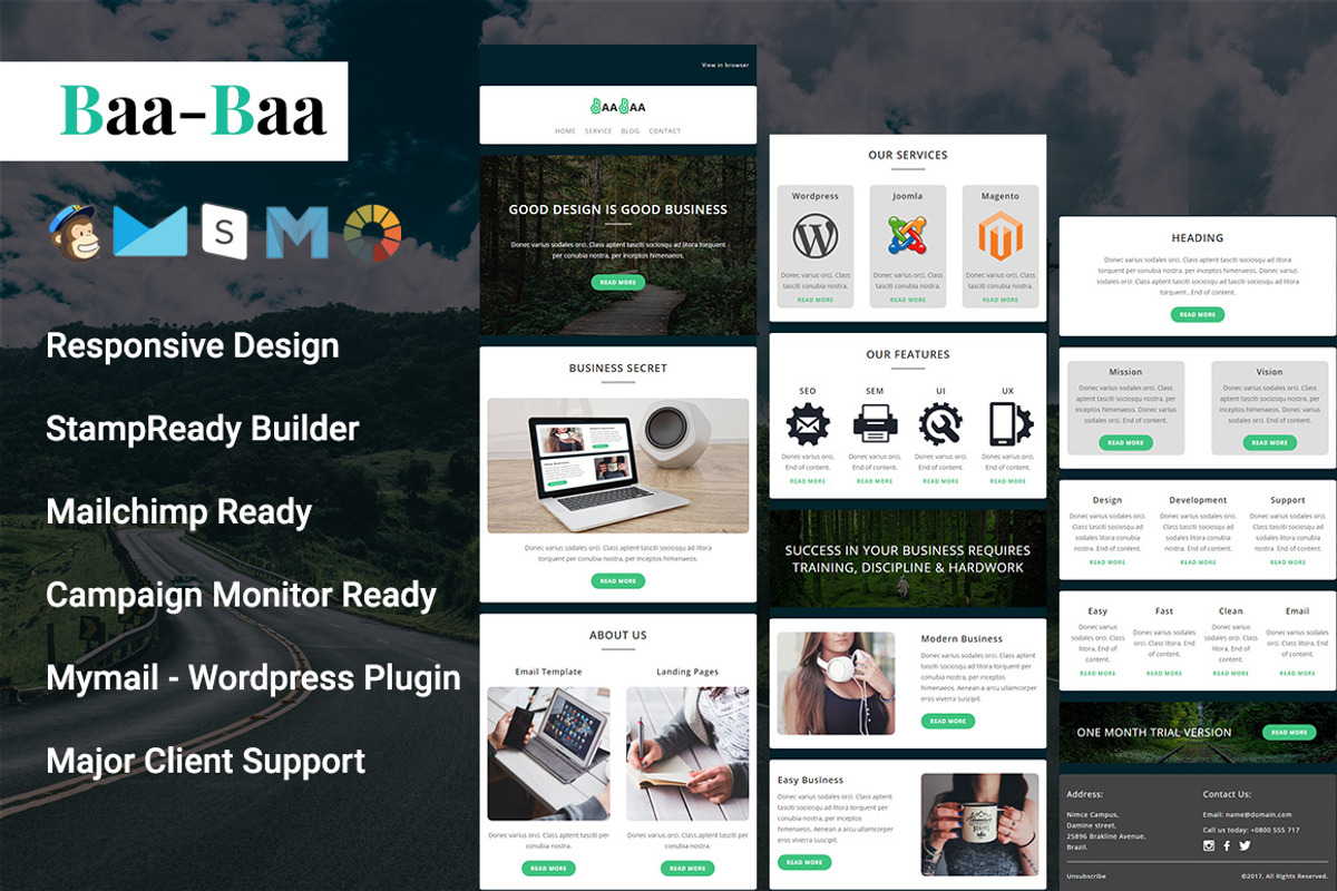Baa Baa - Responsive Email Template, an Email Template by Pennyblack Templates (Photo 1 of 2)