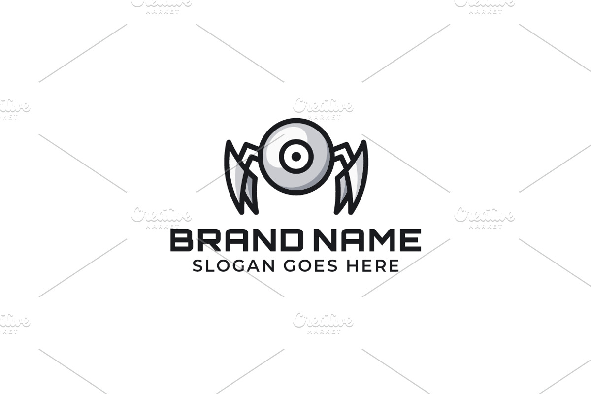 Robot Logo Design, a Branding & Logo Template by pne-design (Photo 2 of 3)