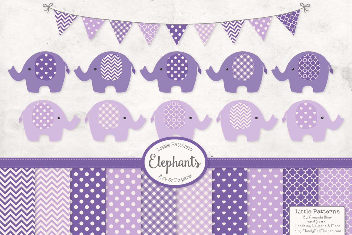 Purple Elephant Graphics, an Illustration by Amanda Ilkov (Photo 1 of 3)