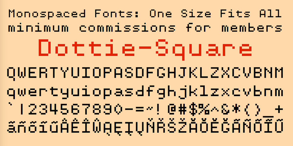 Dottie, a Font by Ingrimayne Type (Photo 4 of 5)