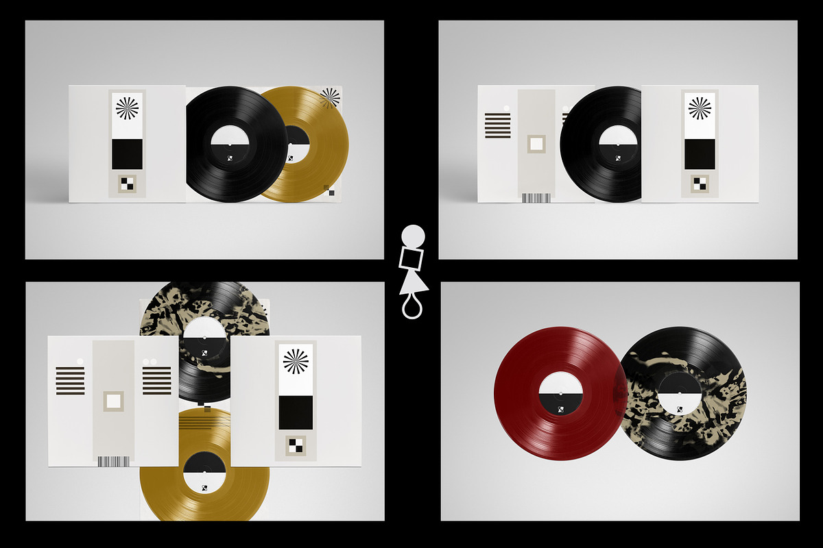 Vinyl Mockup Pack, a Packaging Mockup by Glue Lab (Photo 2 of 6)