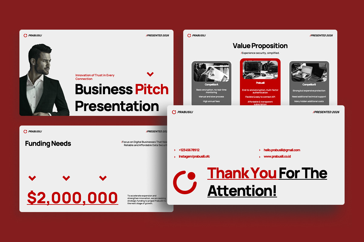 Business Pitch Deck Keynote preview 4