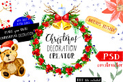 Christmas Decoration Creator, a Decorative Illustration by Maria Zebroff (Thumbnail 1 of 4)
