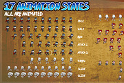 The Ninja - Game Sprites, an Illustration by pzUH (Thumbnail 2 of 5)