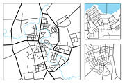 15 street maps textures, a Texture Graphic by Lina_Lisichka (Thumbnail 8 of 9)