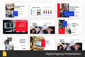 Digital Agency GSlides, PPoint, a Presentation Template by Fit-tee