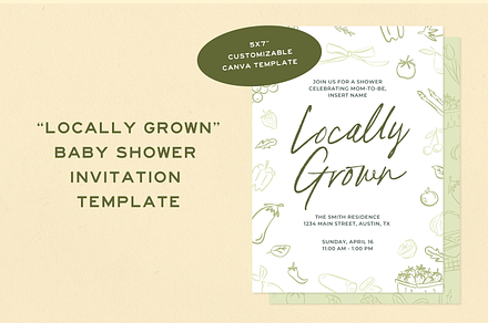 Baby Shower Invitation Template