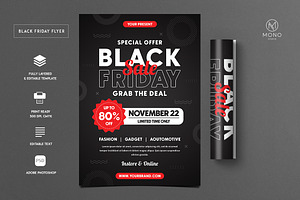Black Friday Flyer, a Flyer Template by monogrph