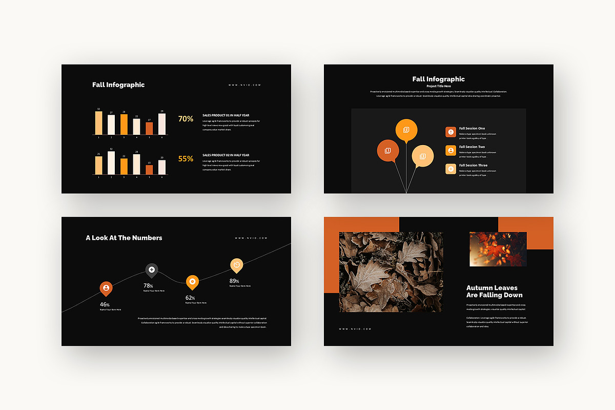 Nvio : Autumn Season Powerpoint, a Presentation Template by Punkl Camp (Photo 14 of 16)