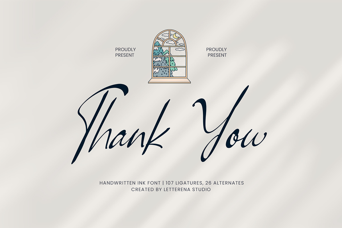 Pamric Mevira Handwritten Ink Font, a Script Font by Letterena Studios Script (Photo 15 of 15)