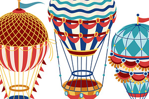 Vintage Hot Air Balloon Collection