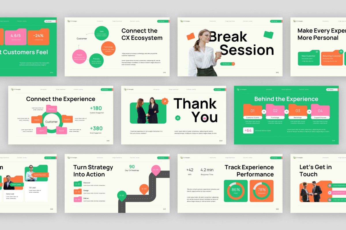 Customer Experience Strategy, a Presentation Template by Loin Studio (Photo 4 of 4)