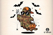 Spooky Dude Camo Ghost Halloween PNG, an Illustration by Dream Creation (Thumbnail 1 of 5)