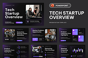 Tech Startup Overview, a Presentation Template by Sixtemp (Thumbnail 1 of 3)