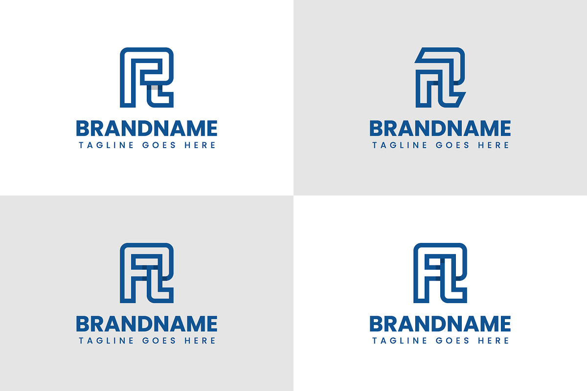 Letters PL or RL Monogram Logo, a Branding & Logo Template by Pray Art Design Studio