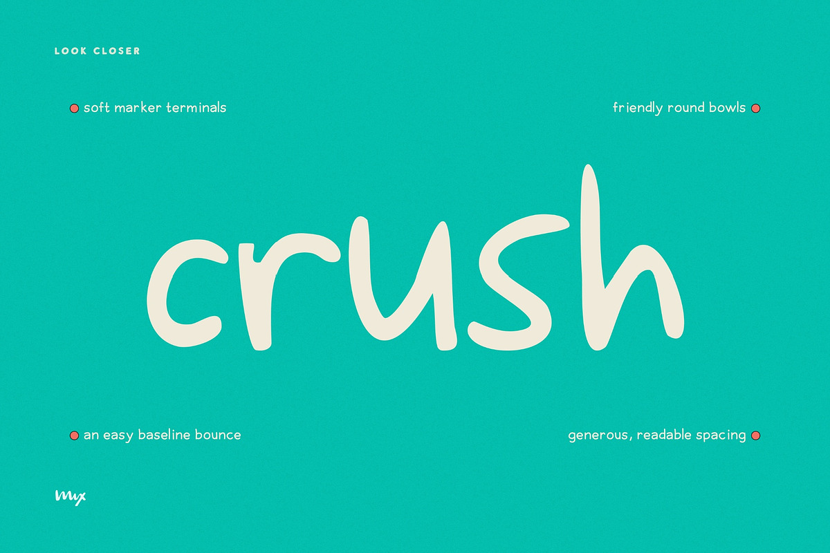 Classroom Crush — Handwritten Duo, a Handwritten Font by Mix Fonts (Photo 10 of 11)
