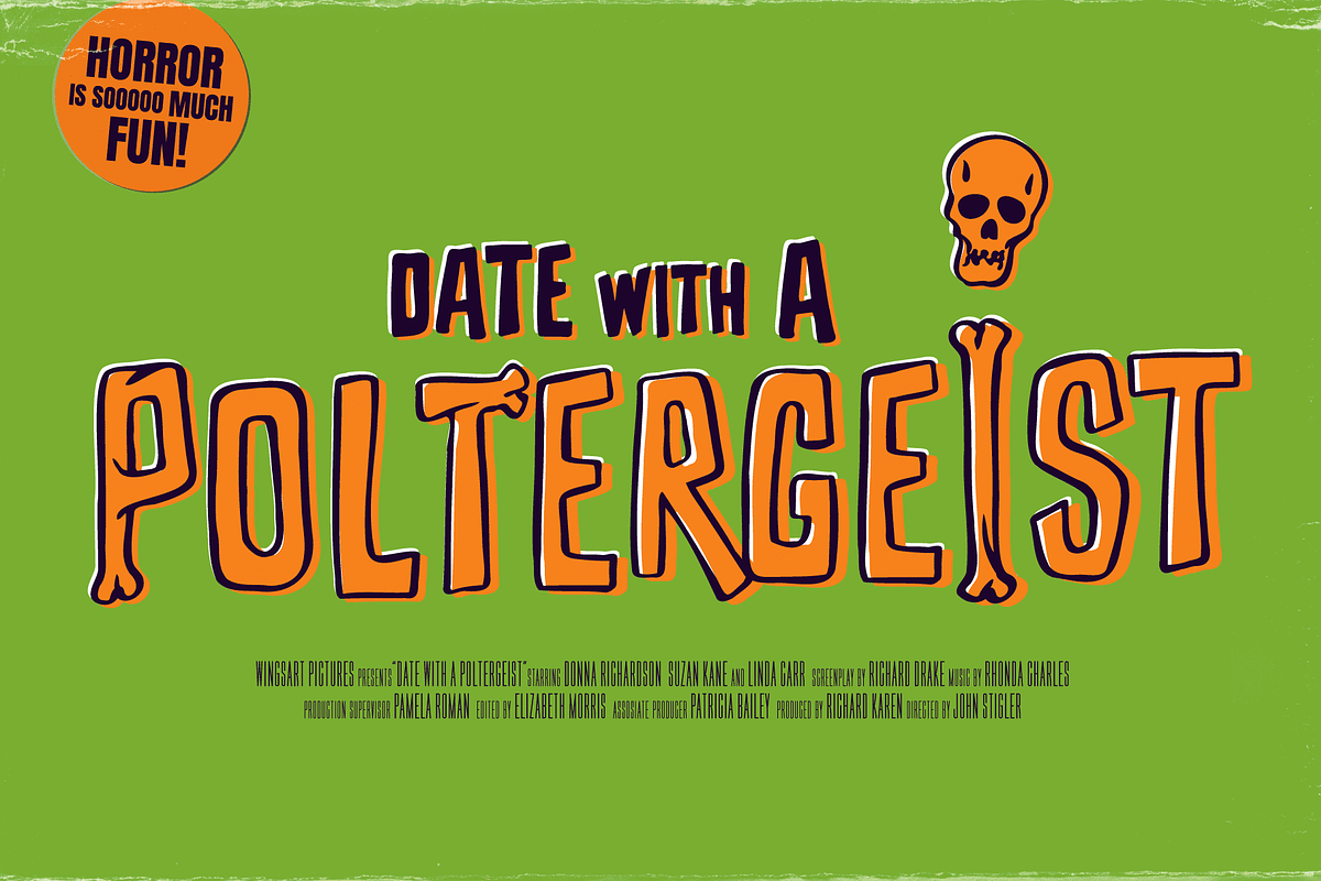 Them Bones: A Novelty Halloween Font, a Font by Wingsart Studio (Photo 13 of 16)