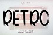 Retro, a Sans Serif Font by FreshTypeINK (Thumbnail 1 of 5)