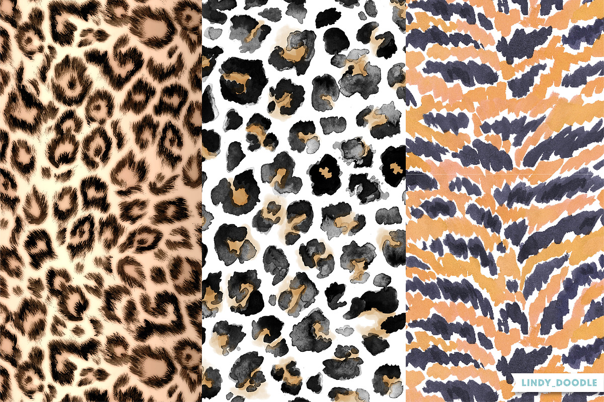 Quality Textured Animal Print Pack, a Pattern Graphic by Lindy_doodle (Photo 3 of 10)