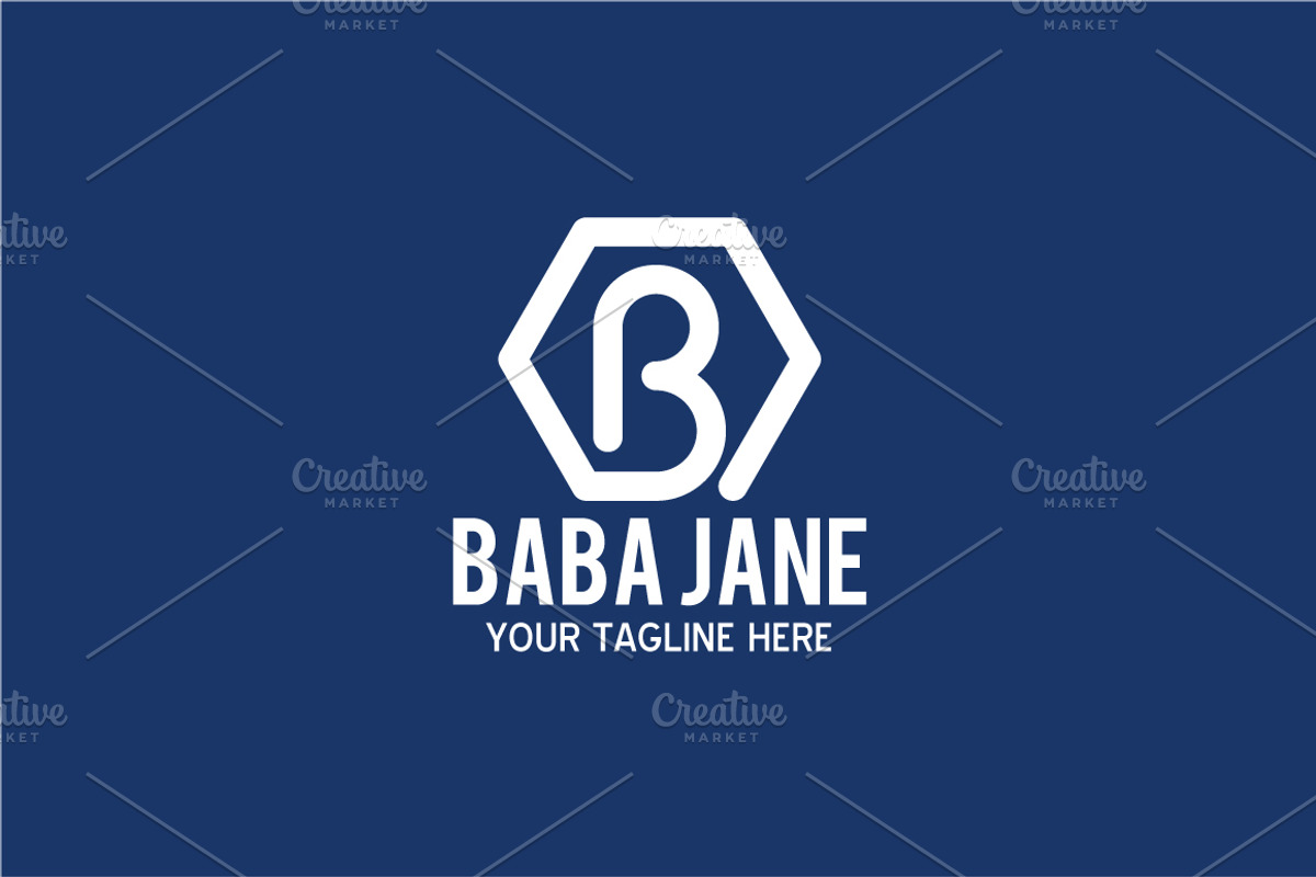 Baba Jane  - Letter B Logo, a Branding & Logo Template by shazi (Photo 2 of 4)
