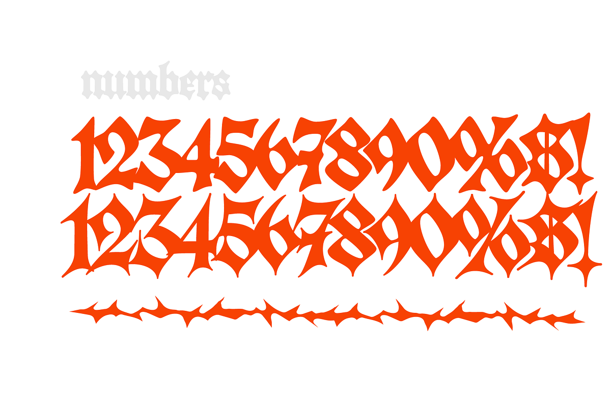 UKOL typeface, a Blackletter Font by TypeMate (Photo 3 of 12)