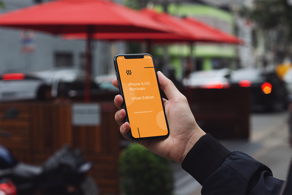 iPhone X/XS Mockups Urban Edition, an iPhone Mockup by Fields (Photo 7 of 9)